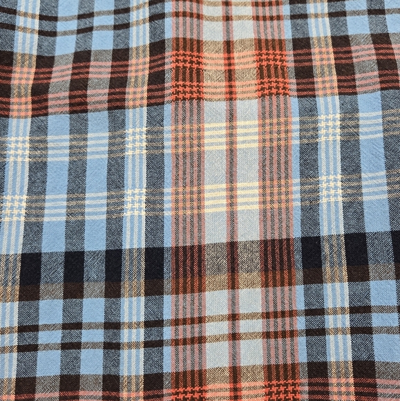 Levi's men's short sleeve button down red and blue plaid shirt XXL - Picture 8 of 8